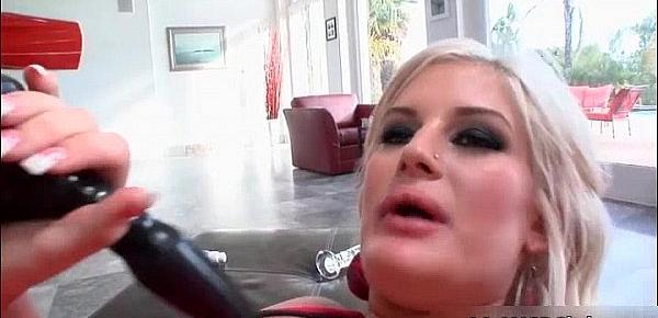  Sexy blonde babe Julie Cash gets sex